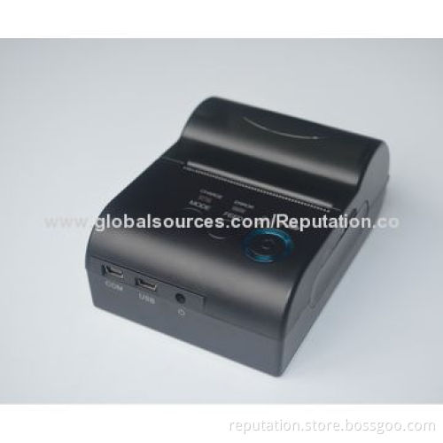 High-quality Bluetooth Thermal Printer with 60mm/Second Print Speed, 1,400mAh Battery Capacity